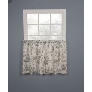 Ellis Curtains Abigail 1 Pair Of Rod Pocket Tiers 56w X 25 L